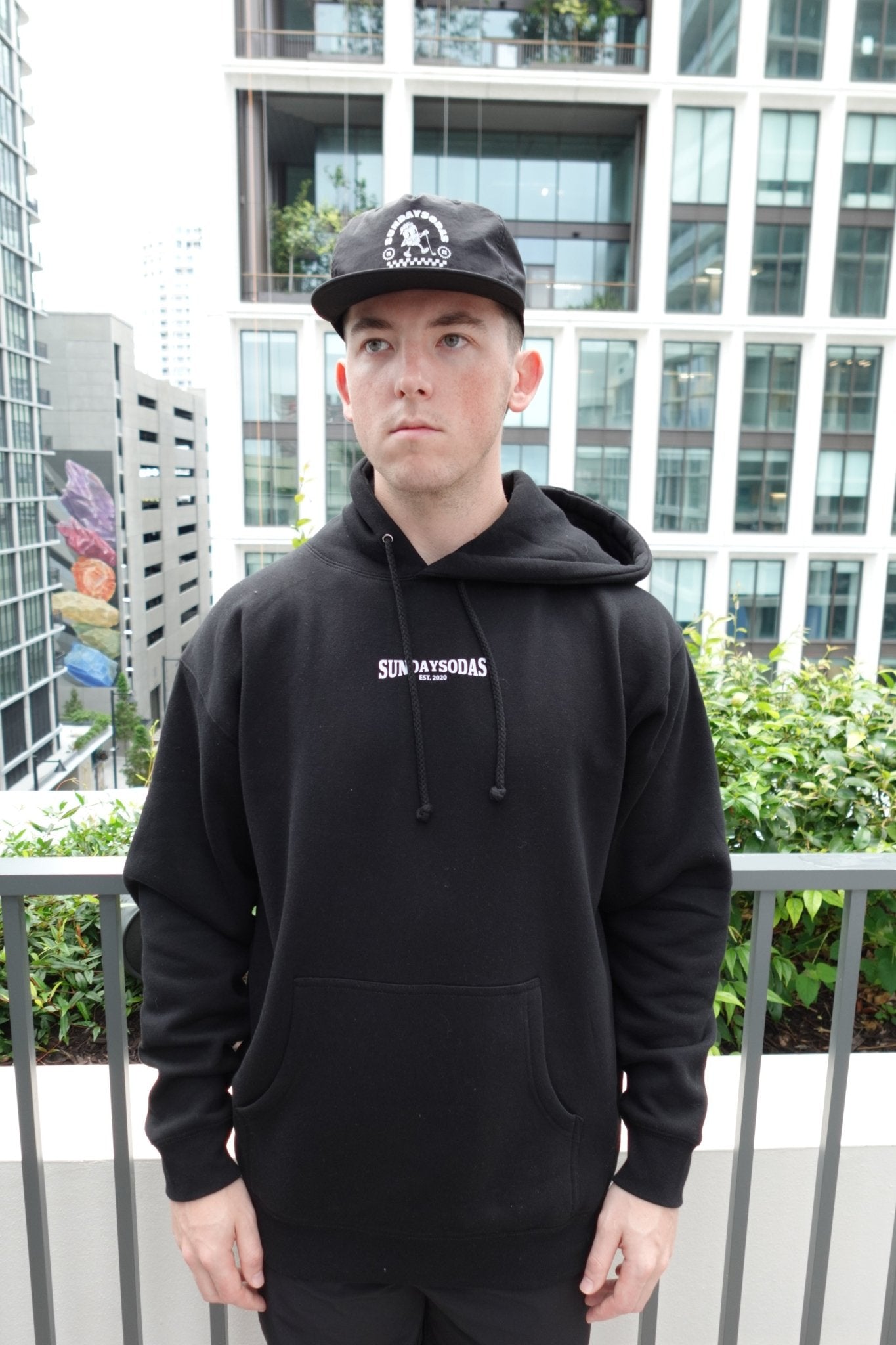 Black Winter 9 Pullover Hoodie - Sunday Sodas