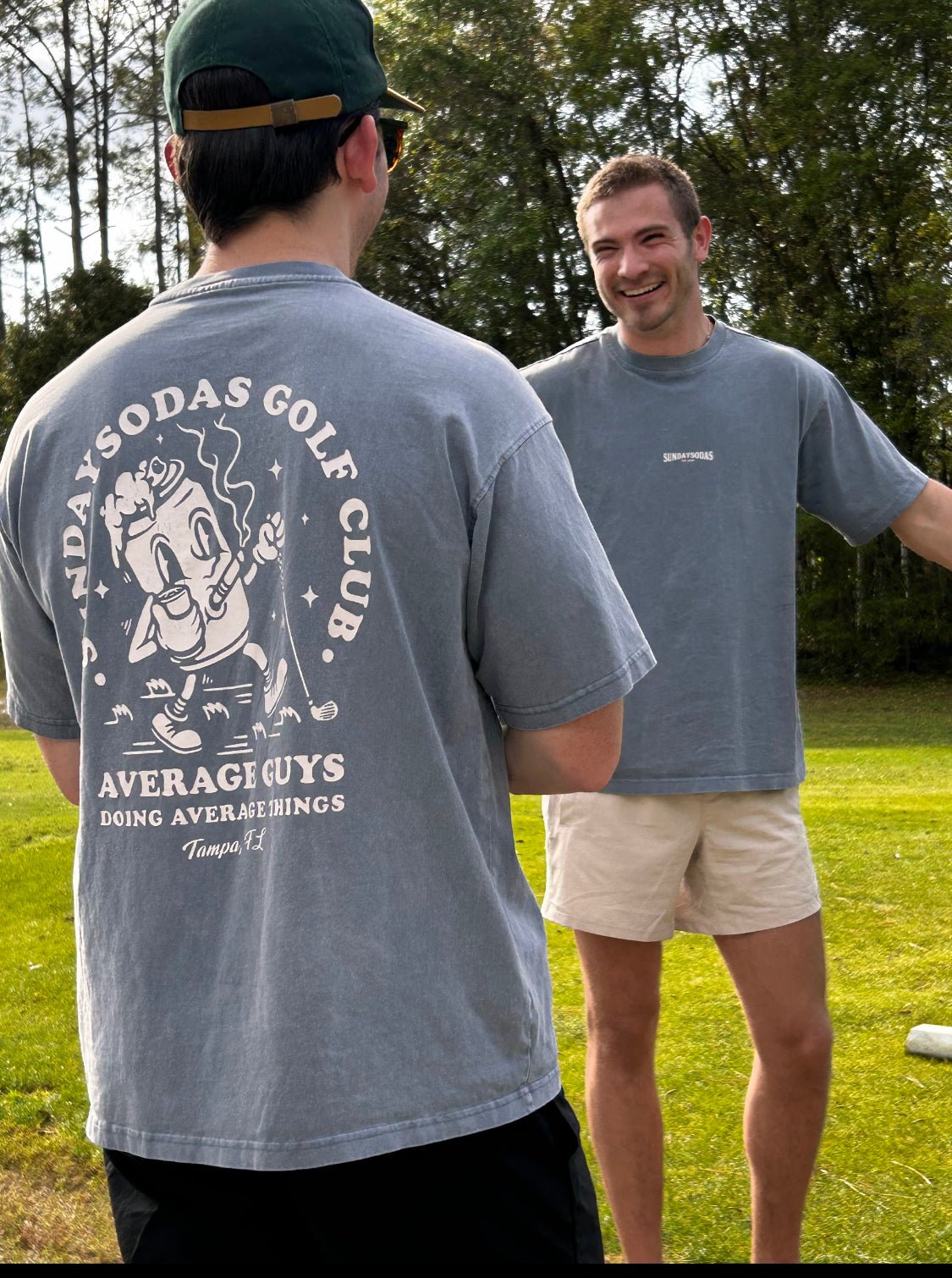 Storm Blue Sunday Essential Tee - Sunday Sodas